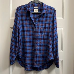 American Eagle ahh-mazingly soft boyfriend flannel shirt, size M